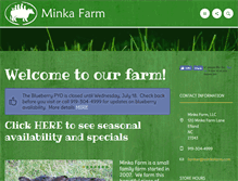 Tablet Screenshot of minkafarm.com